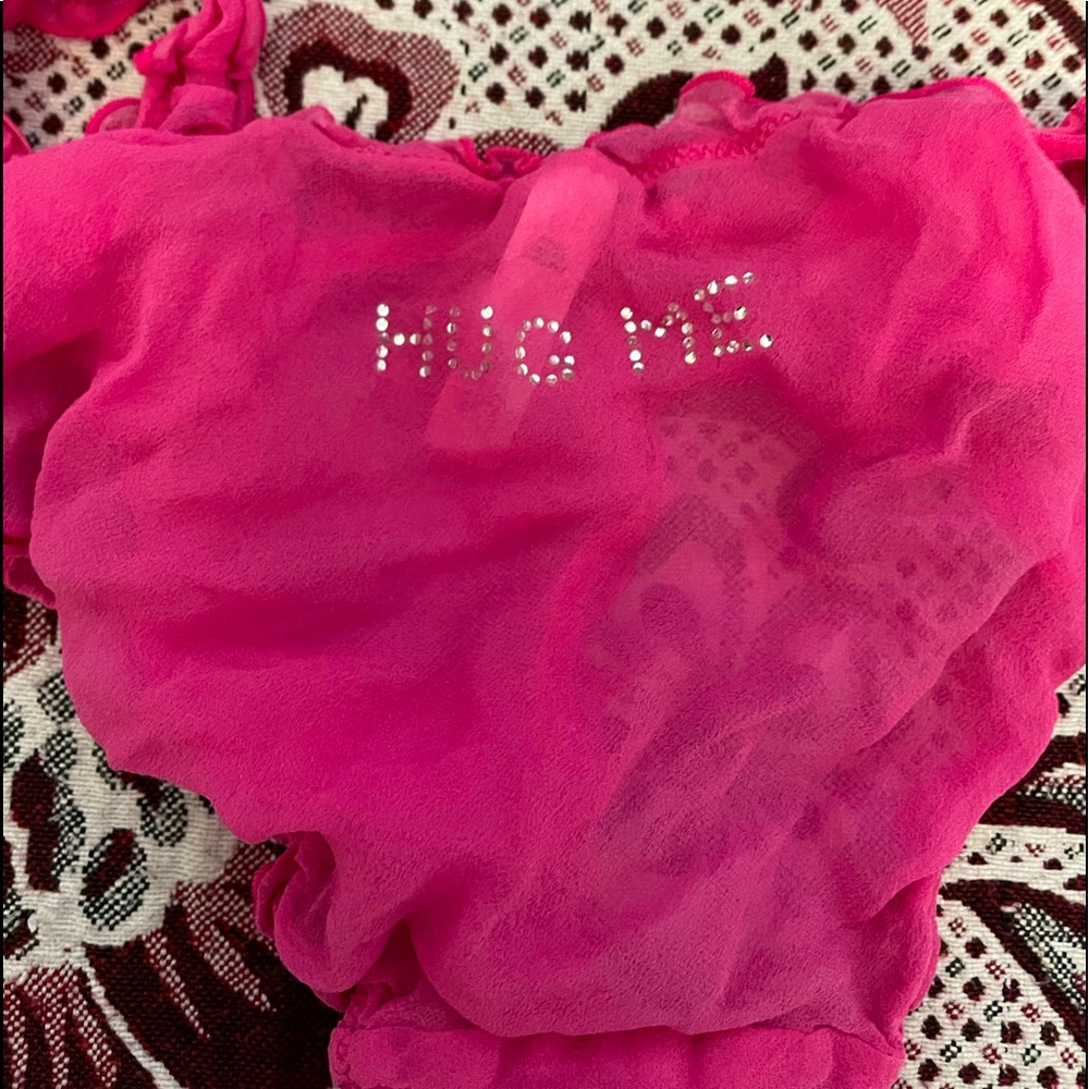 Victoria’s Secret vintage hug me panties SizeM Victoria’s Secret silk ruffles